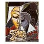 Picasso. Tête d'une femme lisant (1906)